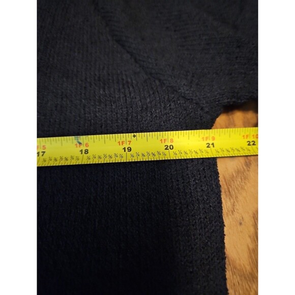 NENONA Women's L Black Two Piece Outfit Long Sleeve Tunic Sweater & Shorts - Picture 5 of 8